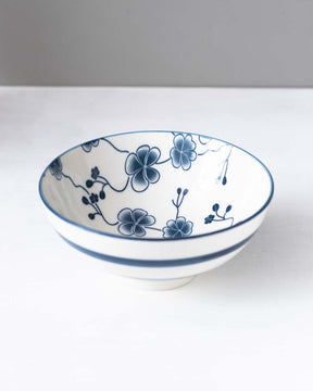 Dainty Blue & White Katoris - Set of 6 - The Decor Kart 