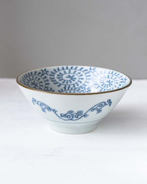 Blossom Stripe Katoris - Set of 4 - The Decor Kart 