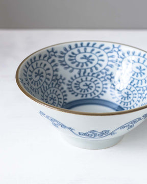 Blossom Stripe Katoris - Set of 4 - The Decor Kart 