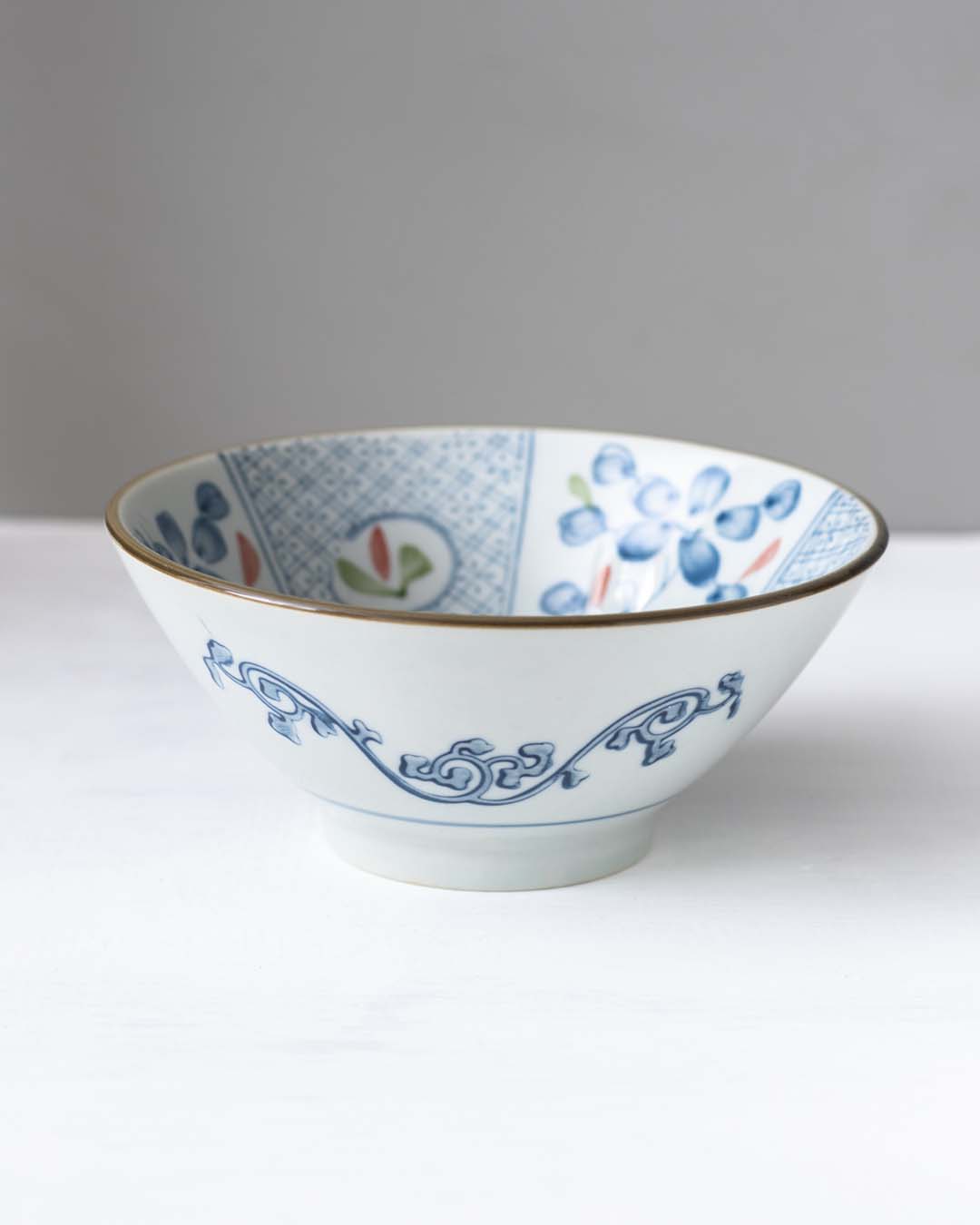 Blossom Stripe Katoris - Set of 4 - The Decor Kart 