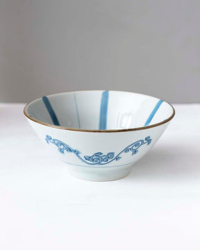 Blossom Stripe Katoris - Set of 4 - The Decor Kart 