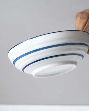 Dainty Blue & White Katoris - Set of 6 - The Decor Kart 