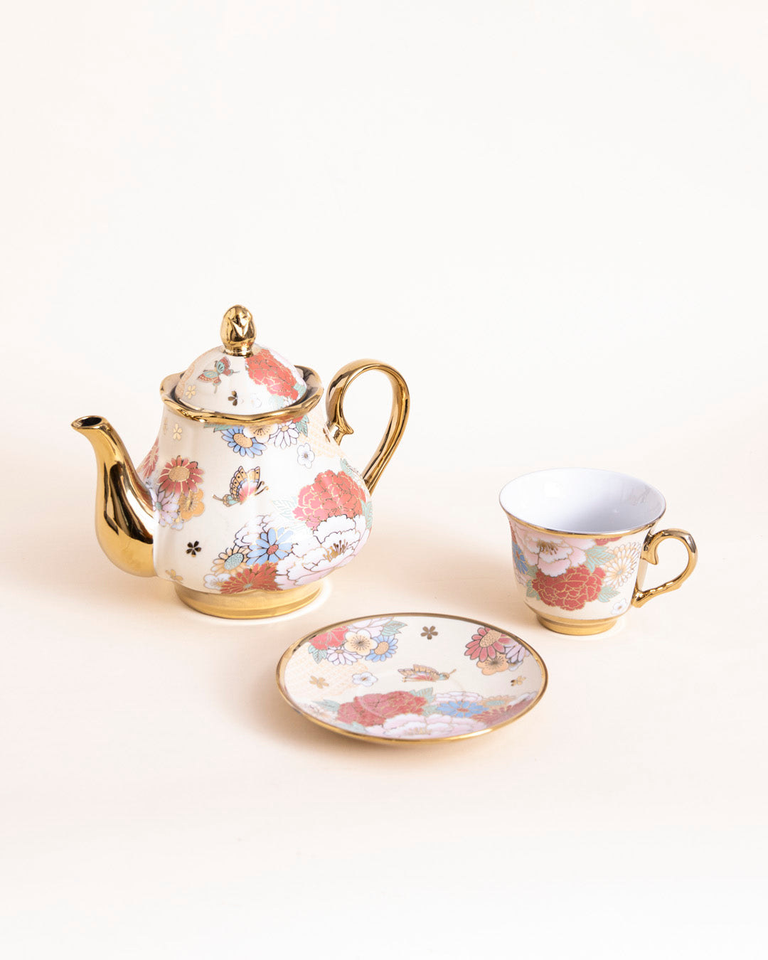 Briony 14-Piece Tea Set with Stand 