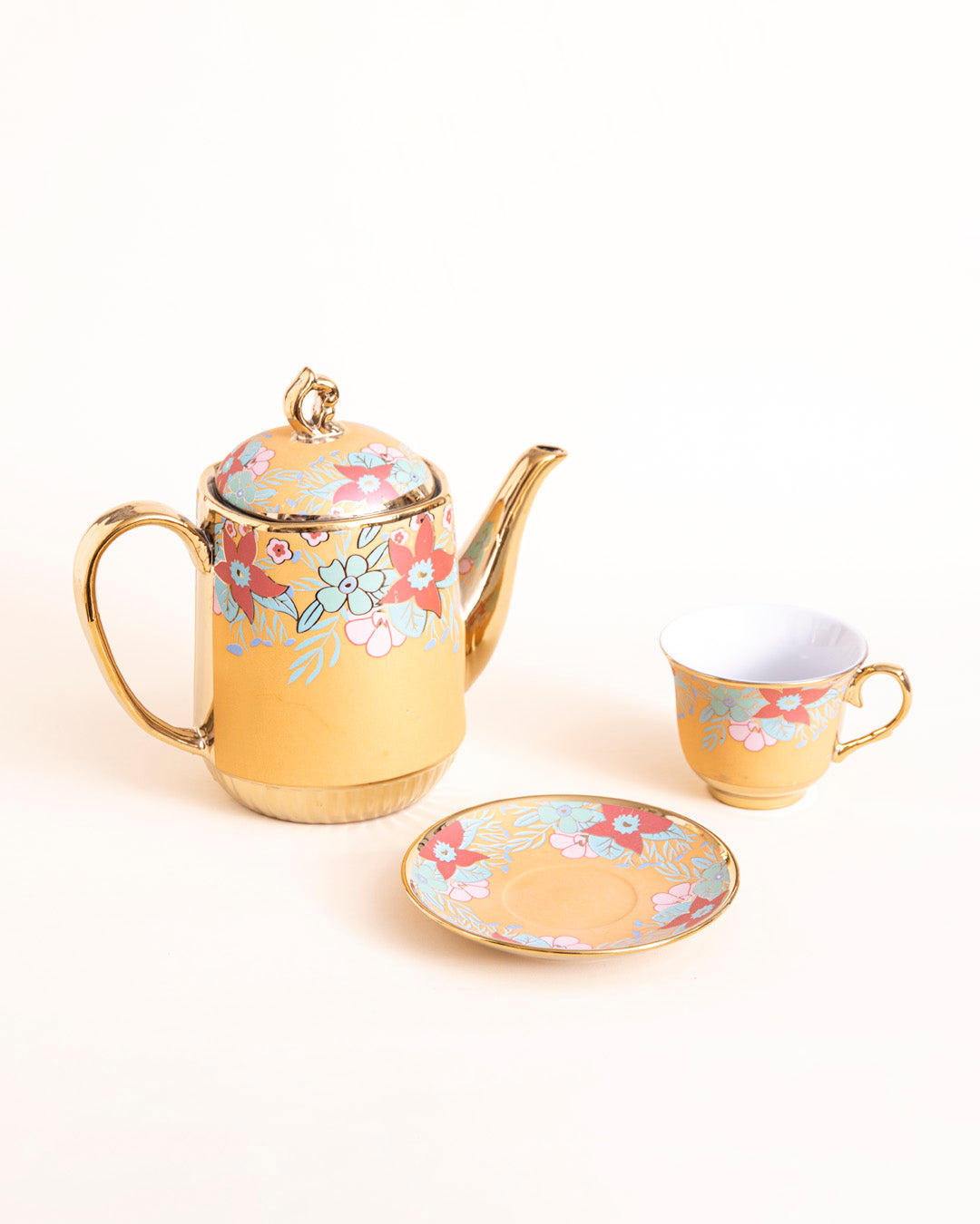 Dahlia - 14-Piece Tea Set with Stand 