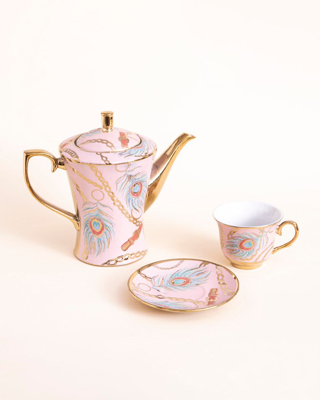 Dahlia - 14-Piece Tea Set with Stand 