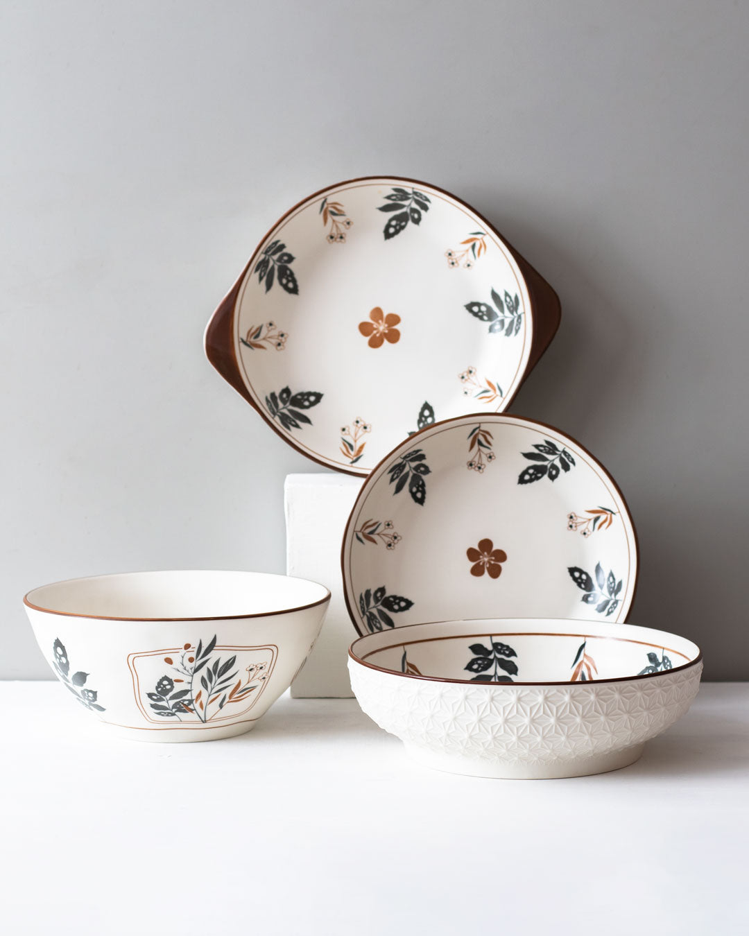 Daoxiang Double Ear Pasta Plate - The Decor Kart 