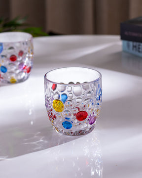 'Bubble Bliss' Embossed Glasses - Set of 2