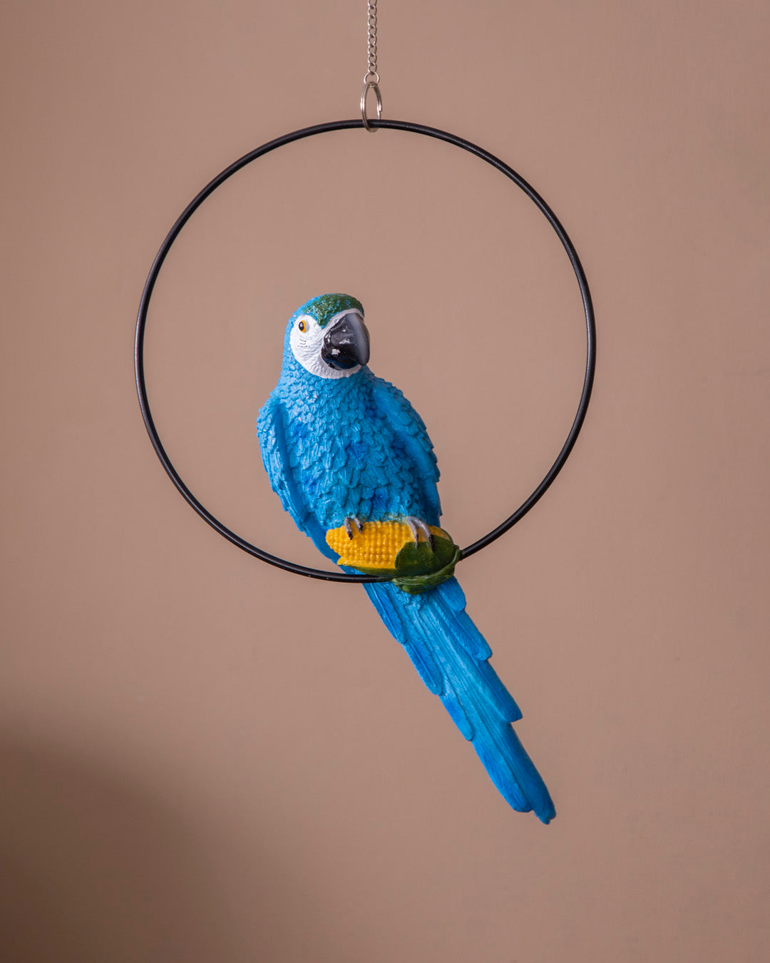 Decorative Ring Hanging Macaw Parrot 
