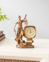 Justice Table-Top Clock