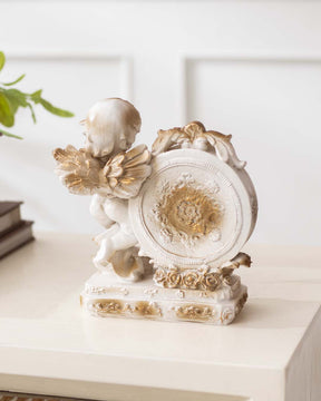 Classic Gold Angle Table Top Clock - The Decor Kart 