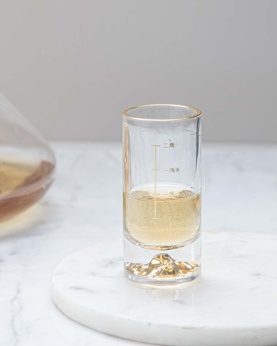 Mountain Gold Foil Drinking Glasses - Set Of 2 - The Decor Kart 