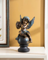Angel Cherub Playing Harp 