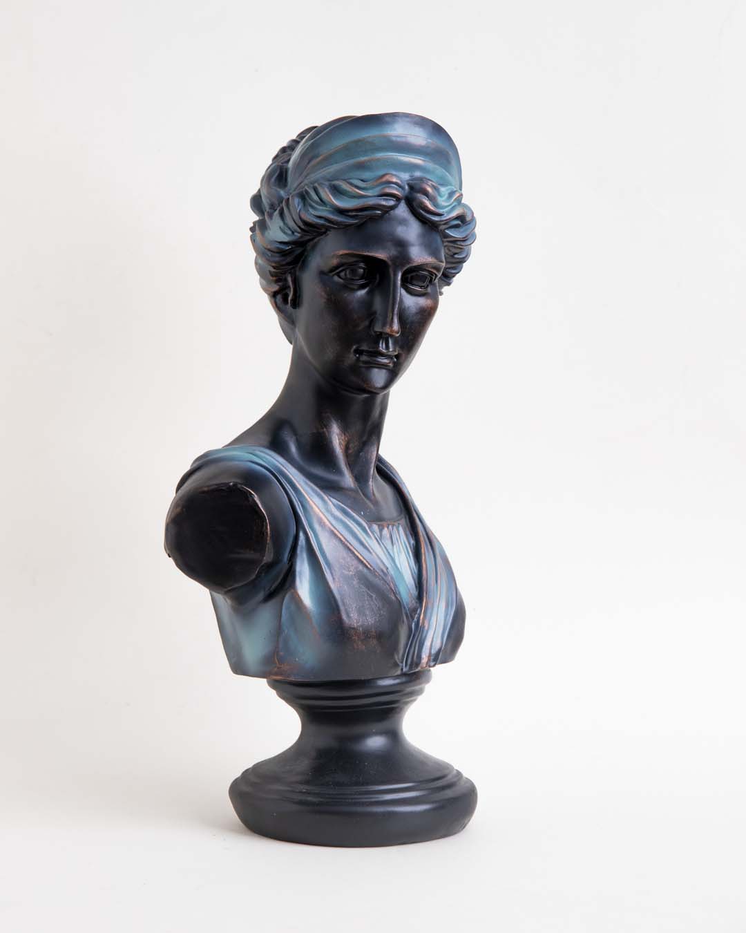 Timeworn Diana Bust Sculpture 