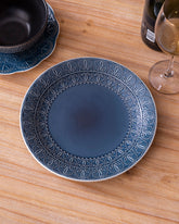 Midnight Bloom Dinner Plate 