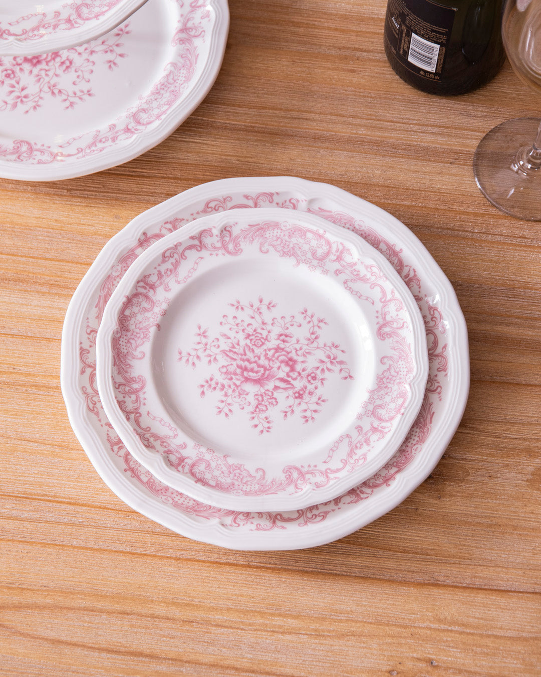 Pink Willow Dinner Plate 
