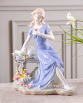 Time for Reflection - Fine Porcelain Figurine 