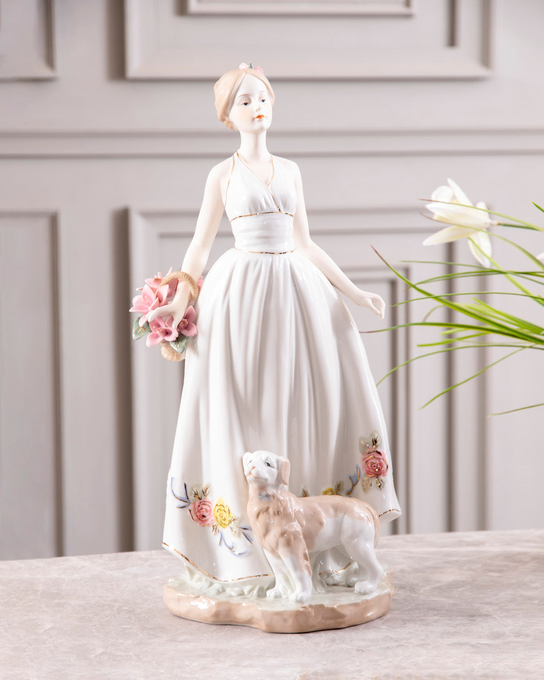 Victorian Lady - Fine Porcelain Figurine 
