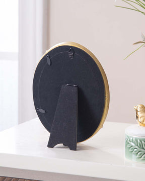 Golden Rose Oval Photo Frame - The Decor Kart 