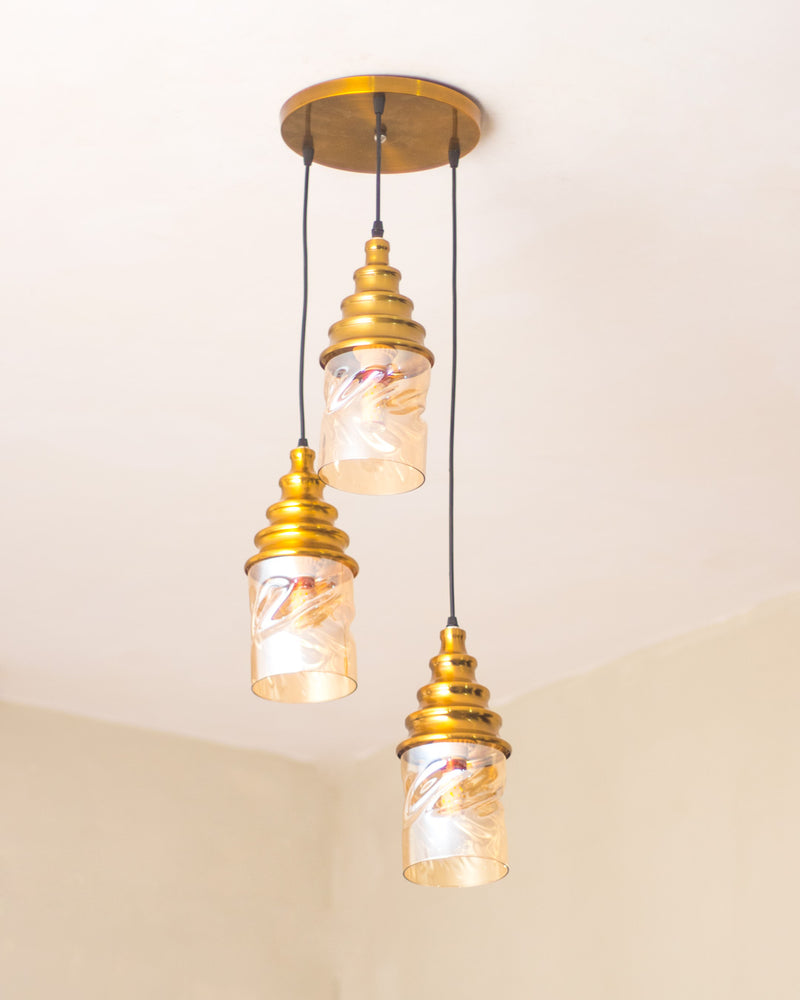 Golden Pendant Hanging Ceiling Light