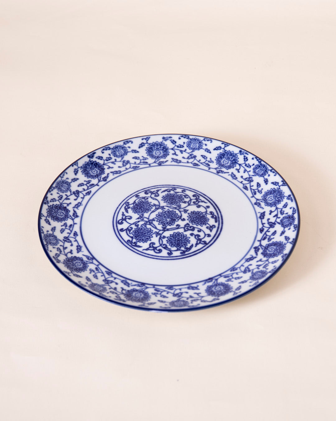 Vintage Blue & White Dinner Plate 