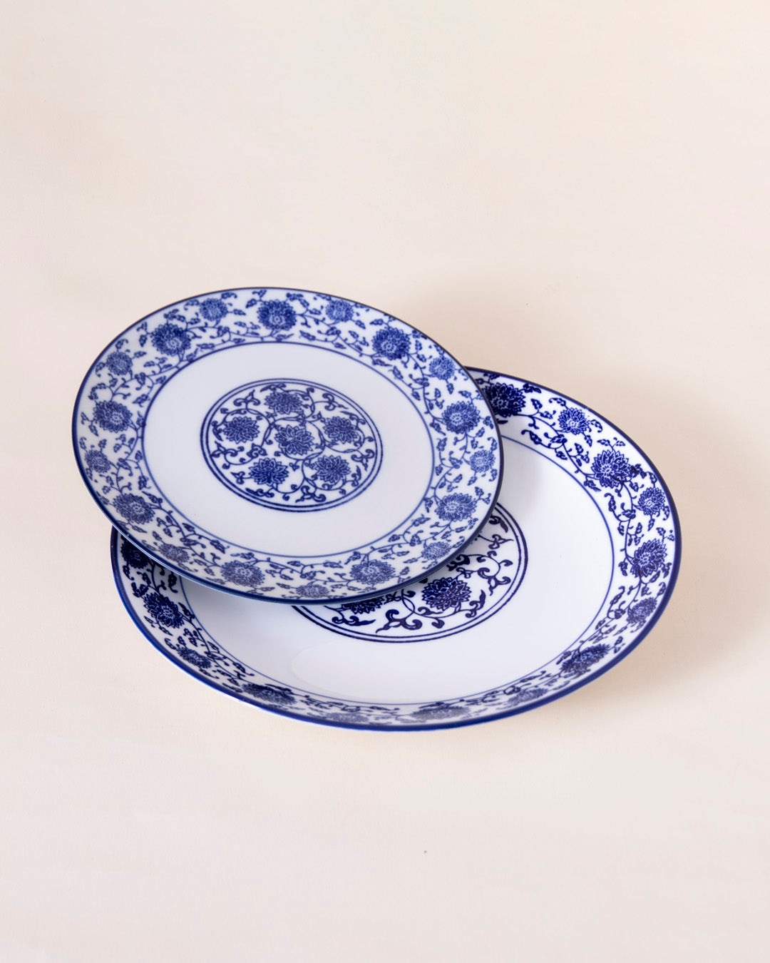 Vintage Blue & White Dinner Plate 