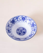 Vintage Blue & White Serving Bowl - Large 