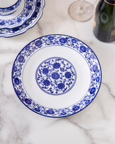 Vintage Blue & White Dinner Plate 