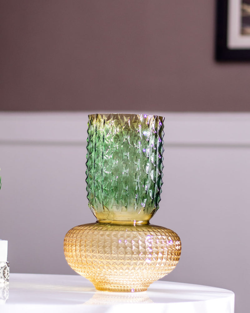 Hobnail Glass Vase - Medium
