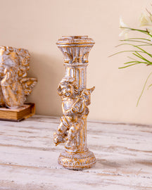 Adorable Angel Cherub Candle Stand 
