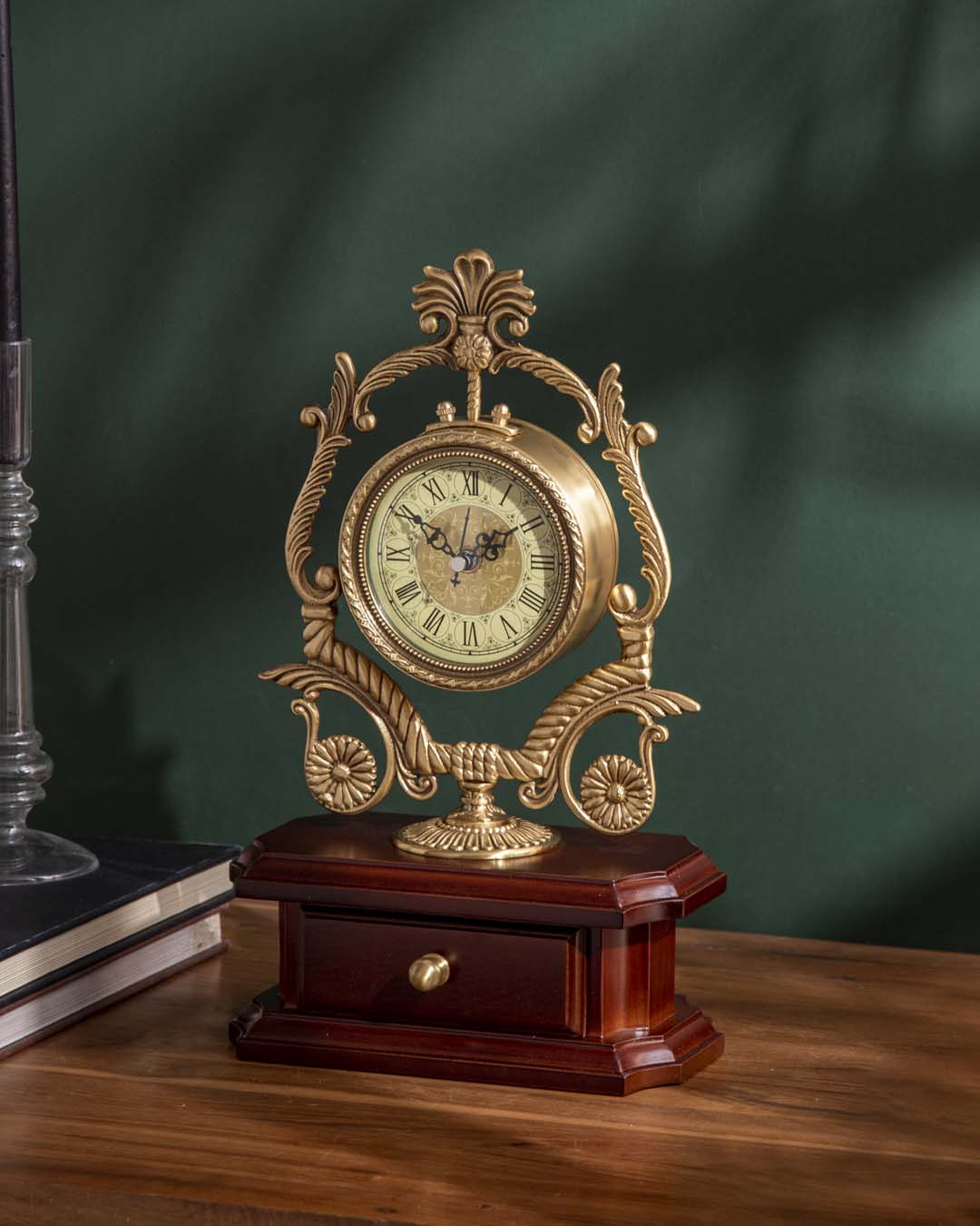 Vintage Mantle Table Top Clock 