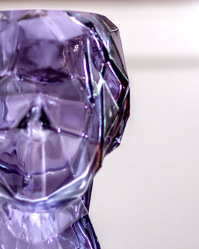 Abstract Human Face Glass Vase - Set of 3
