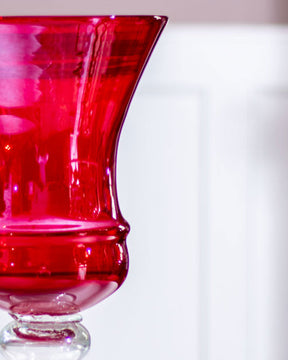 Ruby Glass Vase