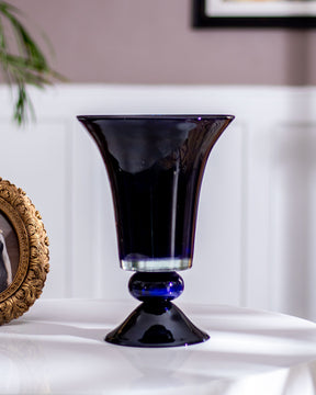 Byron Royal Blue Glass Vase