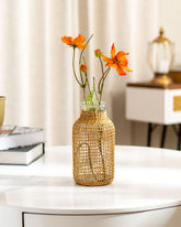 'Crafting Comfort' Macrame Glass Vase