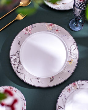 Luxe Blooms Dinner Plate