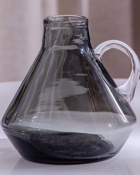 'Artful Glass' Decanter Glass Vase - Smoke