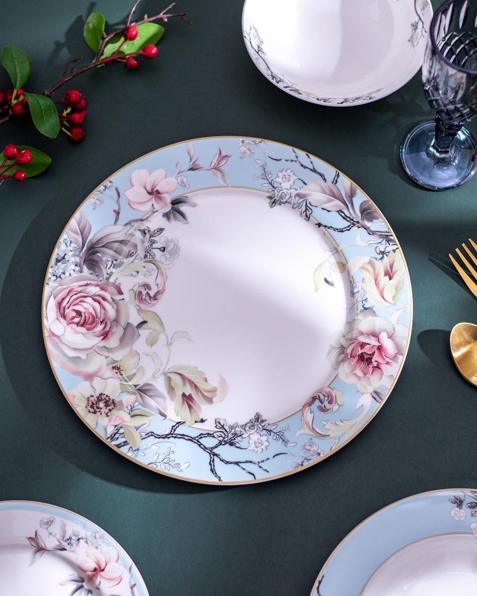 Flourishing Blooms - 24-Piece Dinner Set