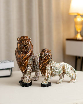 'Regal Roar' A Majestic Lion Sculpture - Large