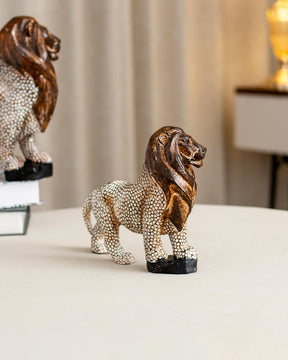 'Regal Roar' A Majestic Lion Sculpture - Small