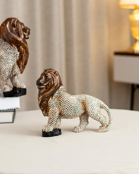 'Regal Roar' A Majestic Lion Sculpture - Small