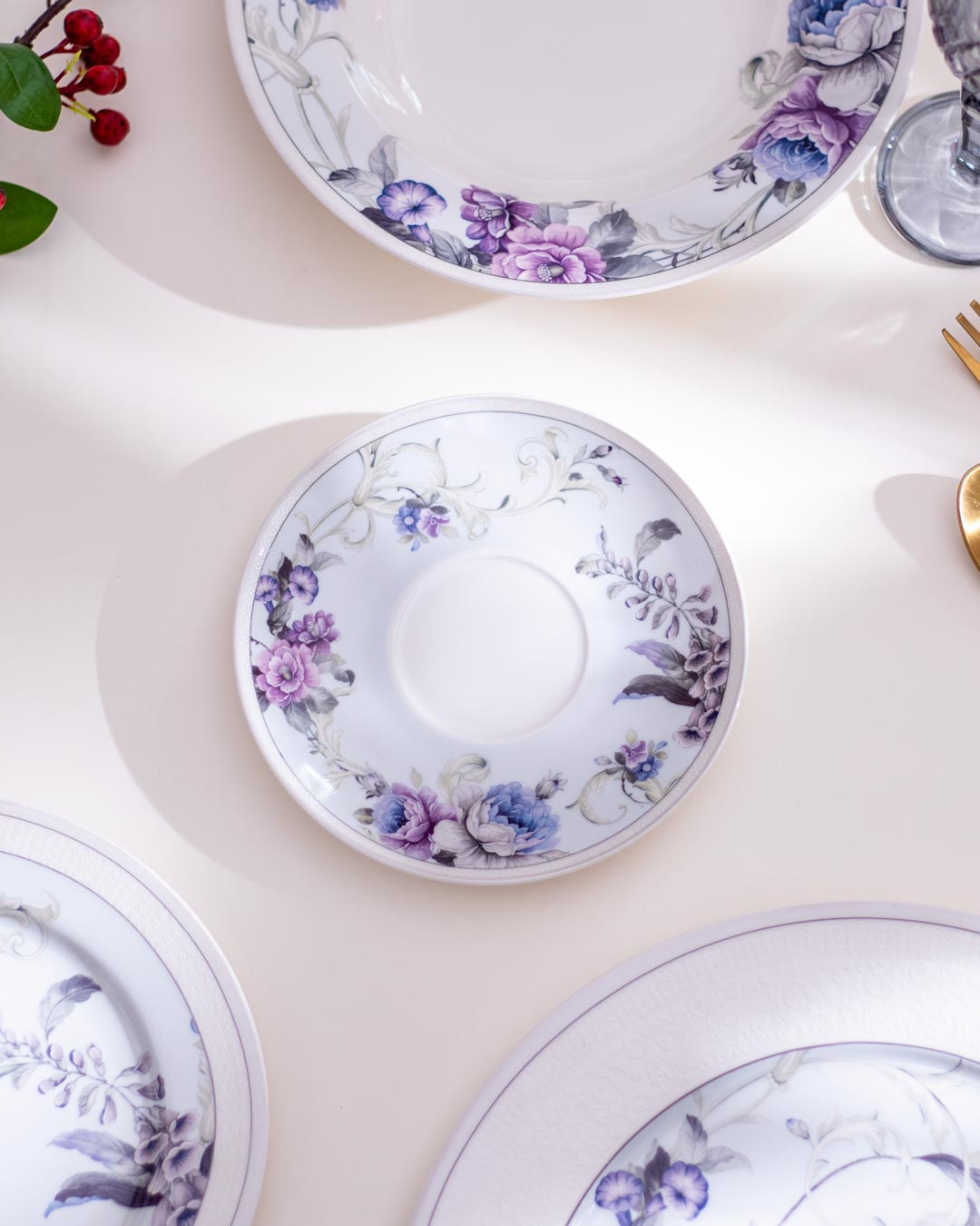 Floral Grace Quarter Plate