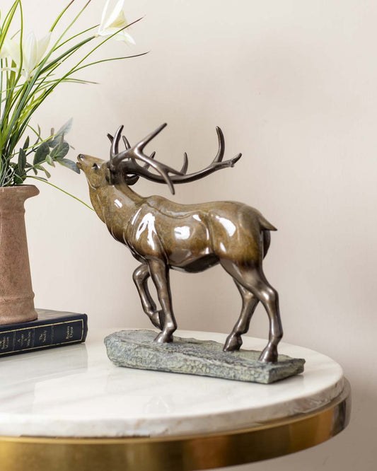 Majestic Reindeer Sculpture - The Decor Kart