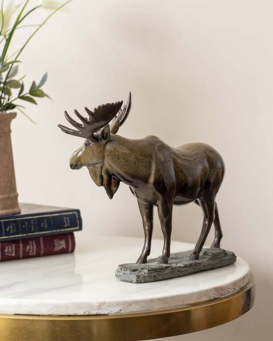 Majestic Moose Sculpture - The Decor Kart