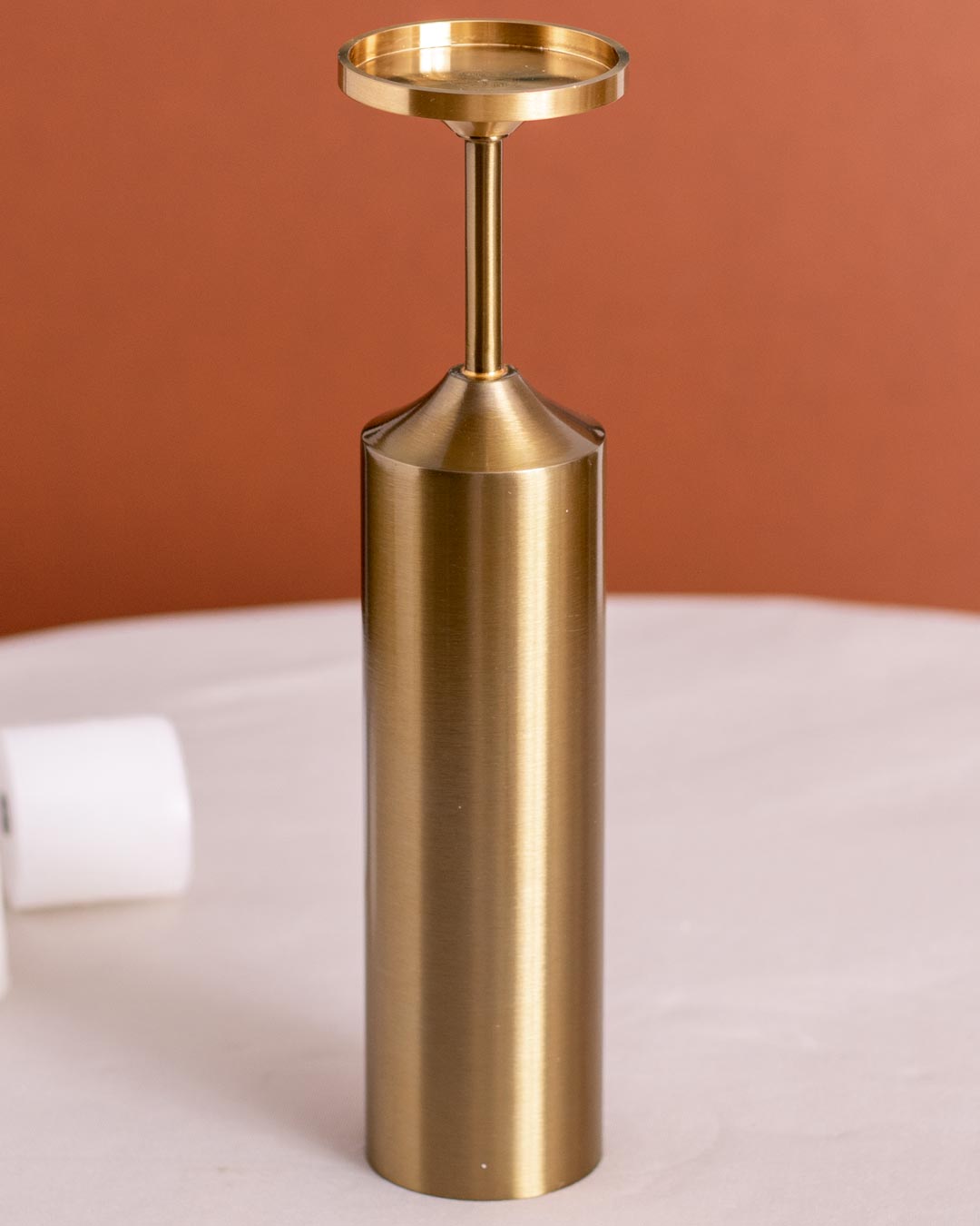 Luxury Gold Metal Candle Holders - Set of 6