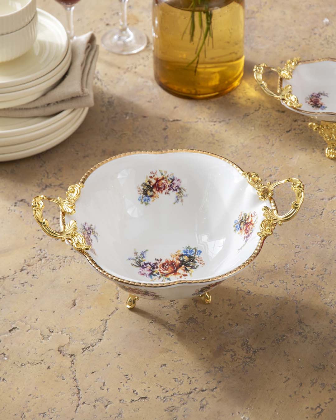 Country Roses Serving Bowl - Small 
