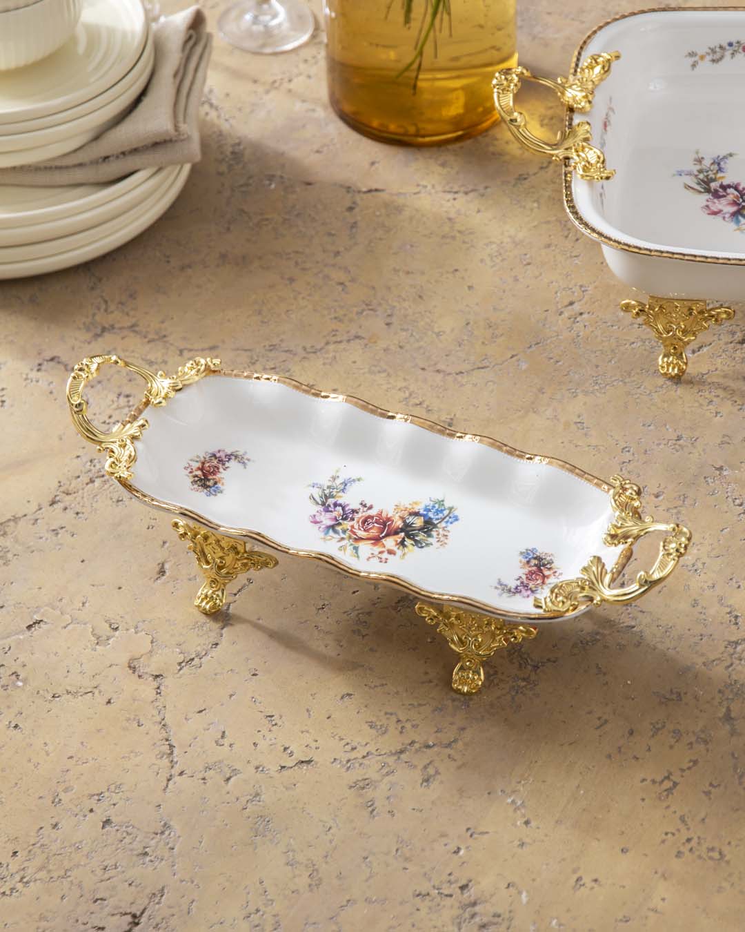 Country Roses Serving Platter - Small 