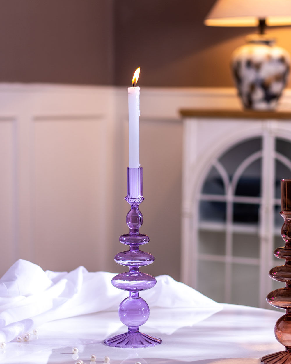 Taper Candle Holder - Purpel