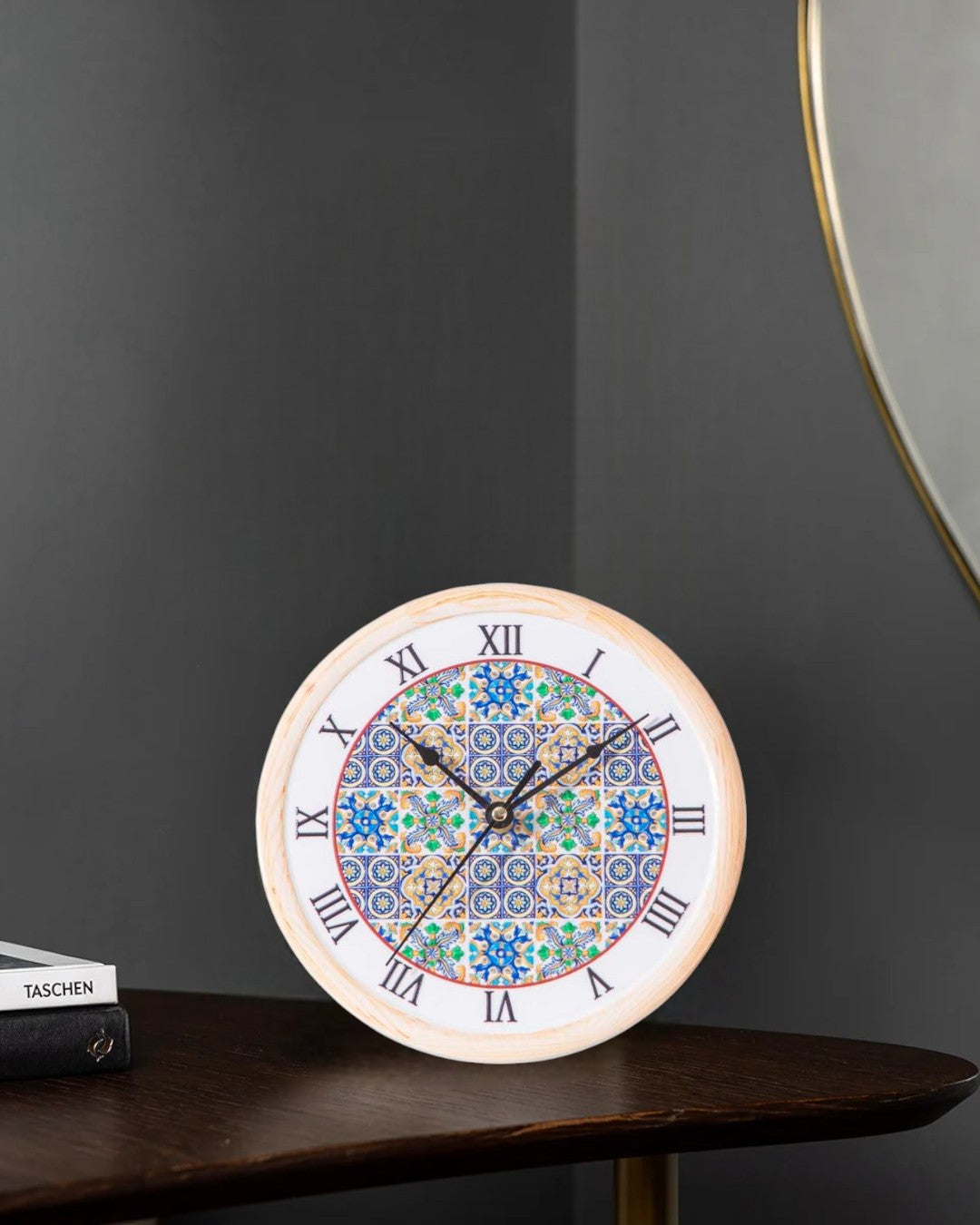 'Art in Motion' Decorative Table Clock 