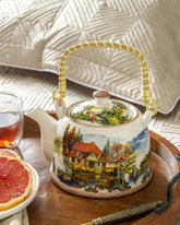 House Above the Lake Ceramic Tea Kettle - The Decor Kart 