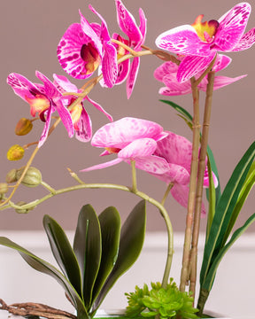 Orchid Artificial Flower Arrangement - Pink